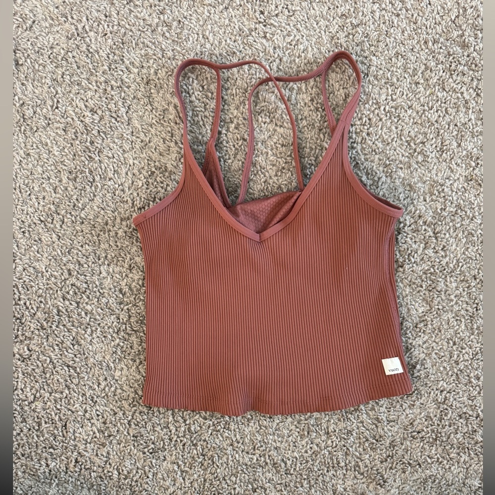 Vuori Ribbed Dusty Rose Camisole